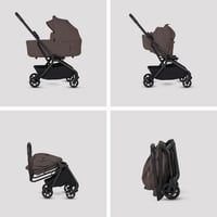 Image 3 of Silver Cross Nia Chocolate Travel System & 360 Infant Carrier Bundle 