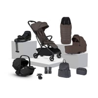 Image 1 of Silver Cross Nia Chocolate Travel System & 360 Infant Carrier Bundle 