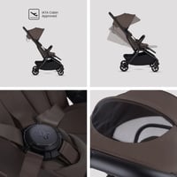 Image 6 of Silver Cross Nia Chocolate Travel System & 360 Infant Carrier Bundle 