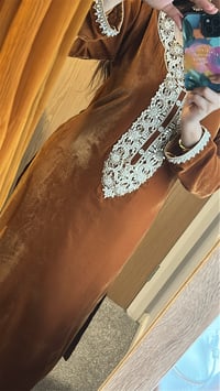 Image 1 of Rust  velvet 