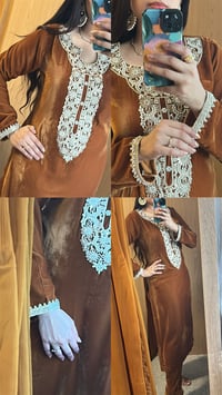 Image 2 of Rust  velvet 