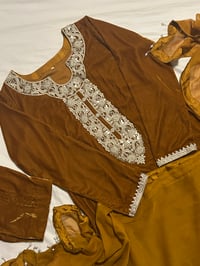 Image 3 of Rust  velvet 