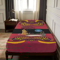 Image 1 of RÊVES D'AFRIQUE Twin Flannel Fitted Sheet