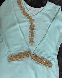 Image 2 of Skyblue shiffon