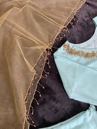 Image 3 of Skyblue shiffon