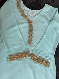 Image 4 of Skyblue shiffon