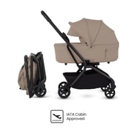 Image 2 of Silver Cross Nia Champagne Travel System & 360 Infant Carrier Bundle