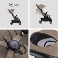 Image 6 of Silver Cross Nia Champagne Travel System & 360 Infant Carrier Bundle