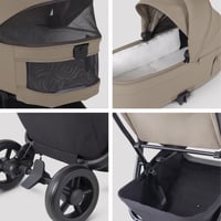 Image 4 of Silver Cross Nia Champagne Travel System & 360 Infant Carrier Bundle