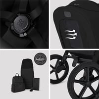 Image 8 of Silver Cross Breez Onyx Travel System Ultimate 360 Infant Carrier Bundle