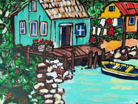 Image 2 of "Wish You Were Here" Original Acrylic 