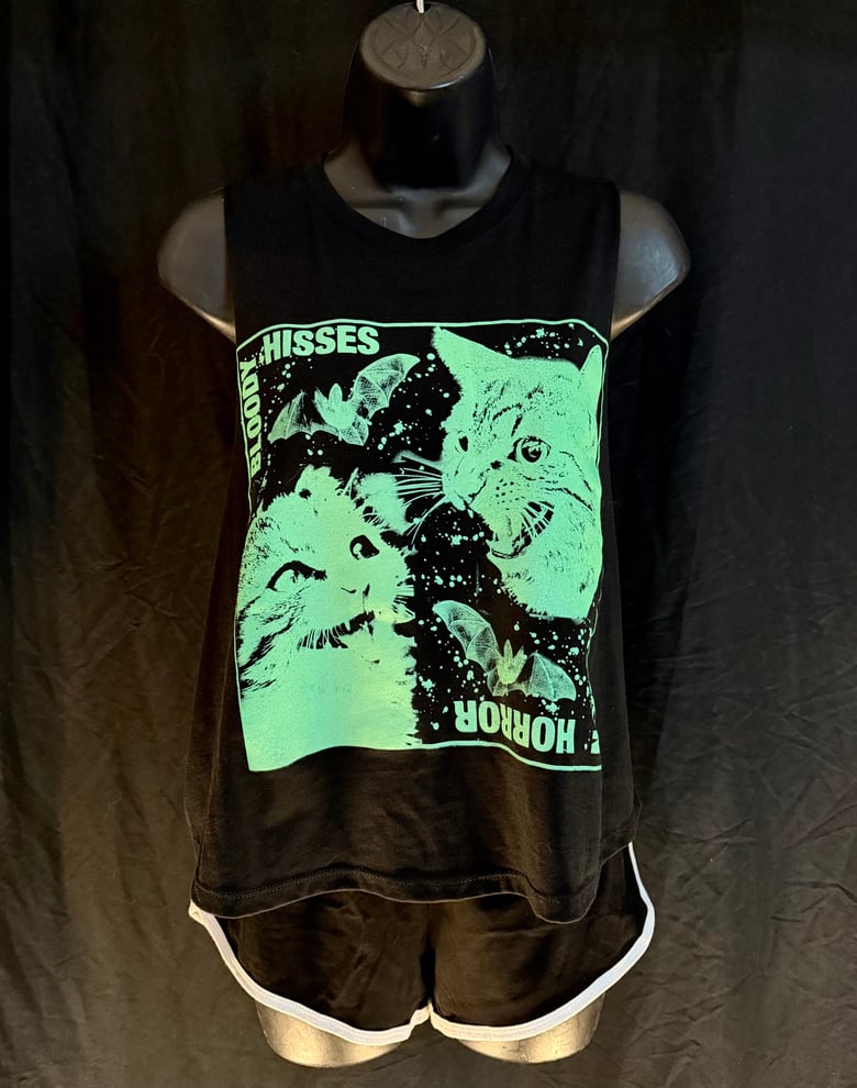 Image of Bloody Hisses Racerback Cropped Tank