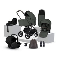 Image 1 of Silver Cross Breez Pewter Travel System Ultimate 360 Infant Carrier Bundle