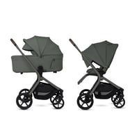 Image 3 of Silver Cross Breez Pewter Travel System Ultimate 360 Infant Carrier Bundle