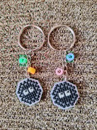 Image 8 of Stitched Keychains - Cassette Tape, Gameboy, DVD Logo, Tea 