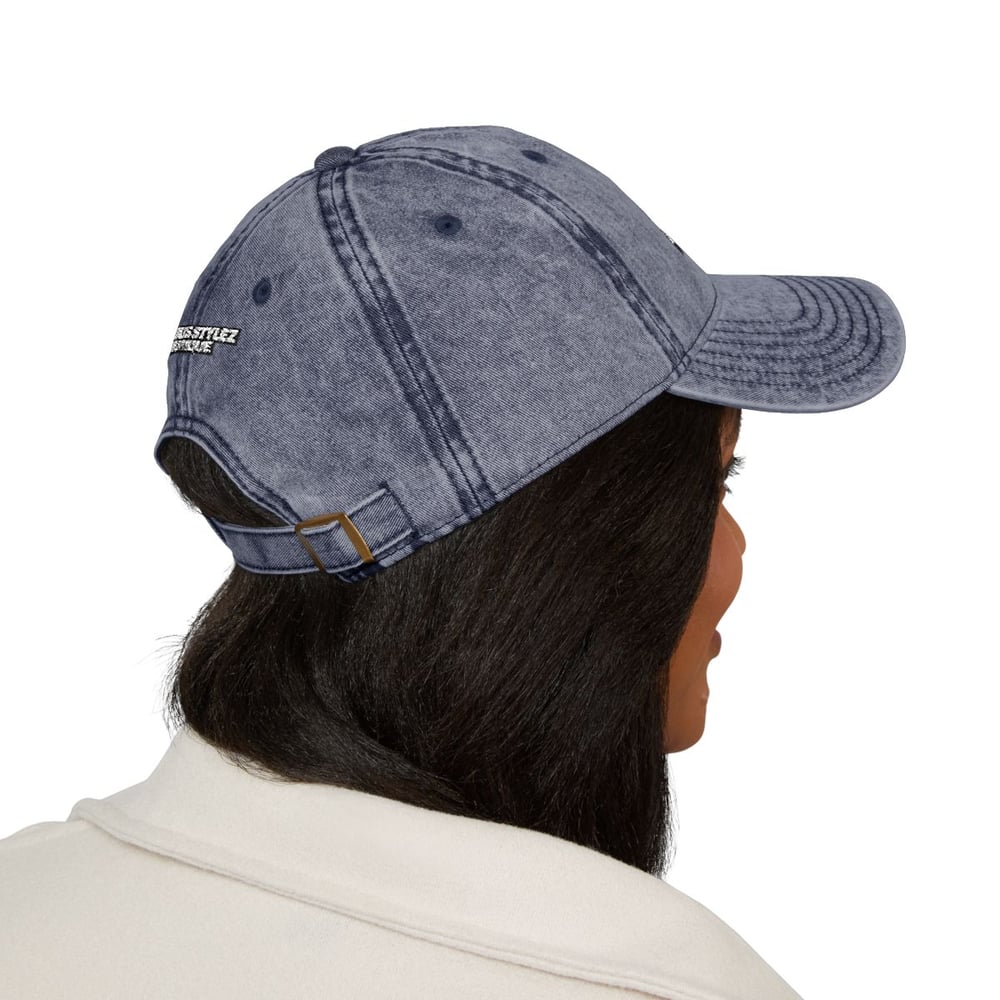 Image of Unisex stay in your lane Vintage Cap (Embroidery)