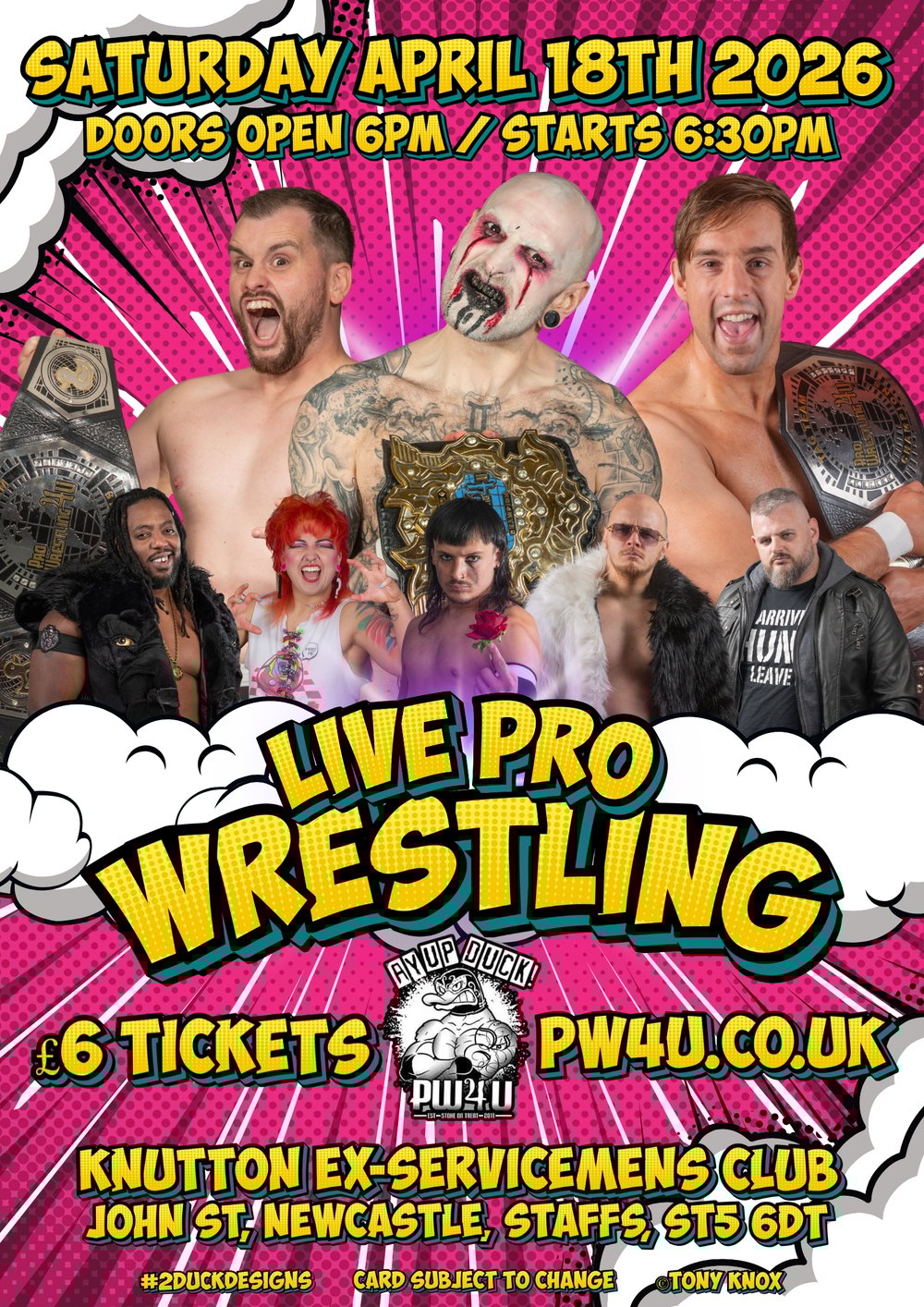 Image of Knutton Tickets (Sat April 18th 2026)