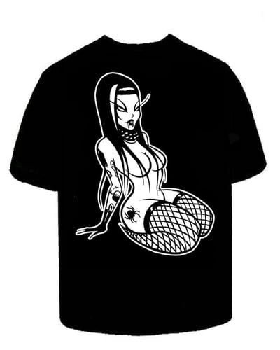 Image of preorder THE BLACK WIDOW - mens shirt - Ships April 10th 