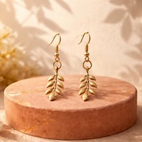 Image 5 of PINK ROUND BEADS ON A GOLD BOW BACKING