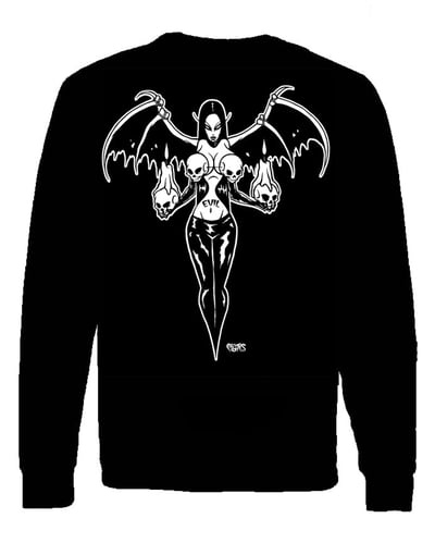 Image of preorder EVIL GIRL  -  Longsleeve tshirt- ships APRIL 10th 