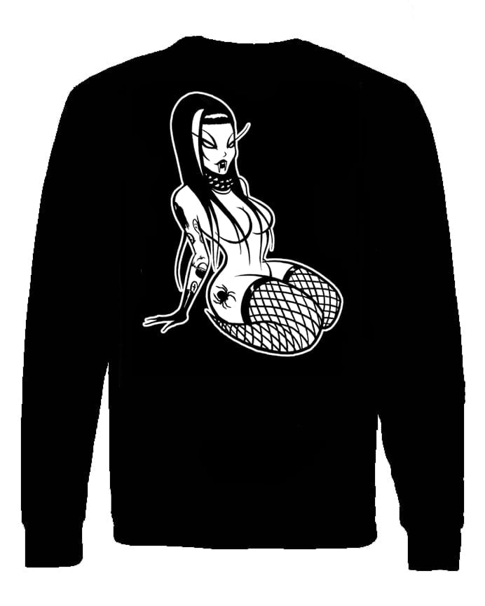 Image of preorder THE BLACK WIDOW    -  Longsleeve tshirt- ships APRIL 10th 