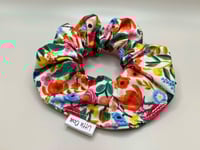 Petite Garden Party (in Cream) Scrunchie