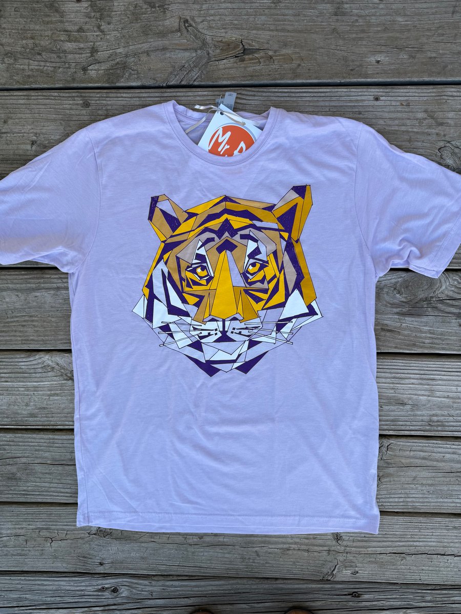 Image of Adult Mosaic Tiger Short Sleeve