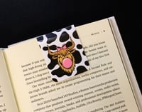 Image 2 of Handmade Colorful Magnetic Bookmark, book, read, pink, bow, ladybug, gift
