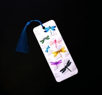 Image 1 of Handmade Dragonfly Bookmark with Tassel, trending, book, reading, gift