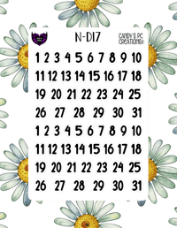 Image 18 of Date Sticker D-D24 Font Redate