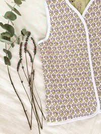 Image 1 of Gilet Matelassé Sans Manche Fille Lilas