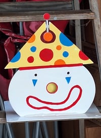 Image 1 of Clown head  seesaw spinner and bell