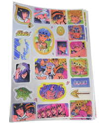 Image 1 of Golden Wind Stickersheet ⓝⓔⓦ