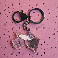 Image 2 of Infinity miku double-sided keychain
