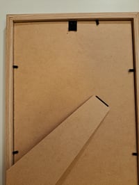 Image 2 of Houten lijst A4 (voor fotoprints, lino)