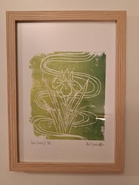 Image 3 of Houten lijst A4 (voor fotoprints, lino)