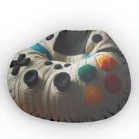 Image 1 of Retro Game Plush Pillow — Gamer Beanbag Chair Cushion, Perfect Gamer Gift