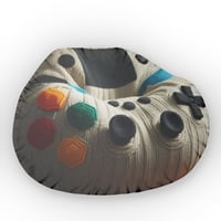 Image 3 of Retro Game Plush Pillow — Gamer Beanbag Chair Cushion, Perfect Gamer Gift