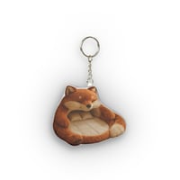 Image 1 of Mythical Fox Lounger Mini Plush Keychain