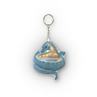 Image 2 of Giant Dragon Lounger Mini Plush Keychain