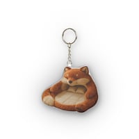 Image 2 of Mythical Fox Lounger Mini Plush Keychain