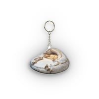 Image 1 of Mythical Dragon Lounger Faux: Luxurious Comfort in Your Home - Plush Keychain