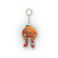 Image 2 of Udin Din Din Dun Orange Brainrot Meme Plush Keychain