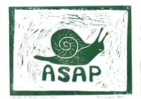 Image 10 of As Slow As Possible - Linocut print