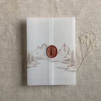 Image 7 of Handmade wax seal - our tree | PACK of 10