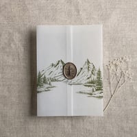 Image 13 of Handmade wax seal - our tree | PACK of 10