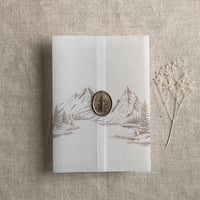 Image 14 of Handmade wax seal - our tree | PACK of 10