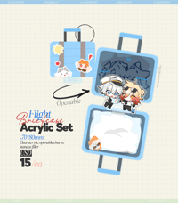 Image 1 of [PILOT AU] Flight Briefcase PhaiDei Acrylic Charms