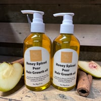 Honey, spiced pear, hair growth oil