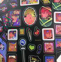 Image 2 of Stardust Crusaders Stickersheet